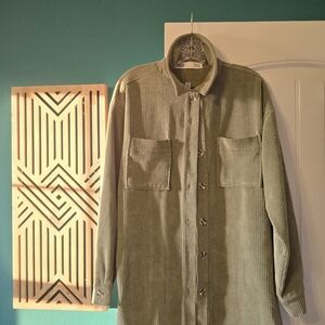 BKE Olive Corduroy Shirt